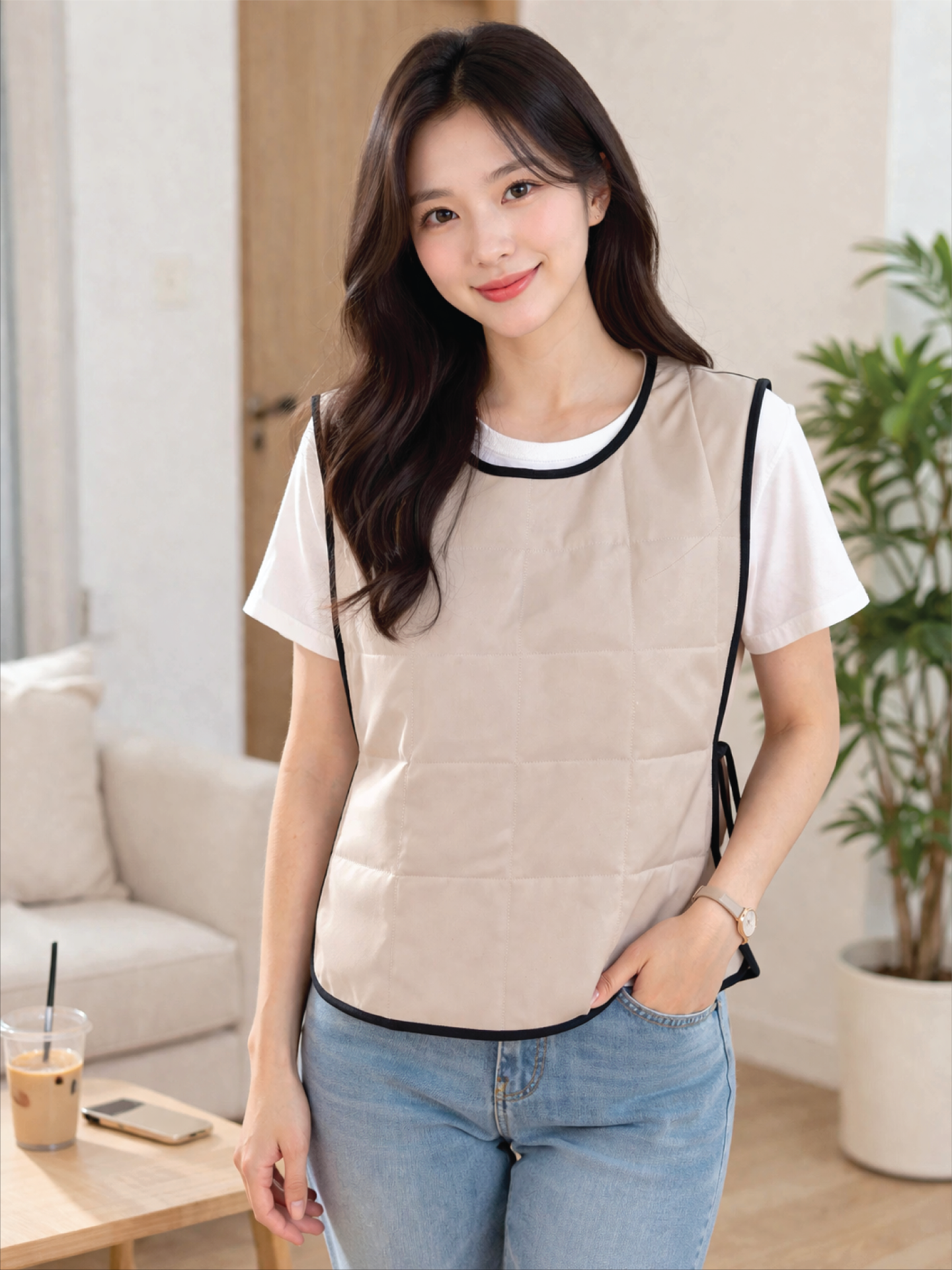 Áo Gile Liền Gel Lạnh