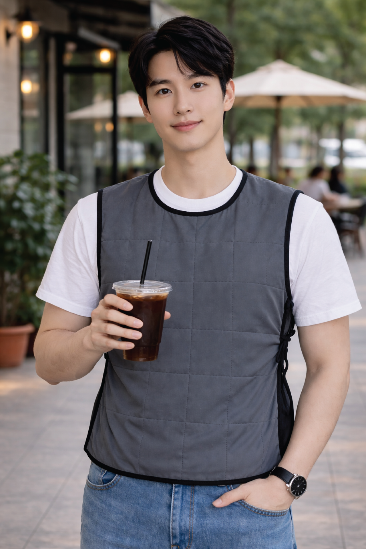 Áo Gile Liền Gel Lạnh