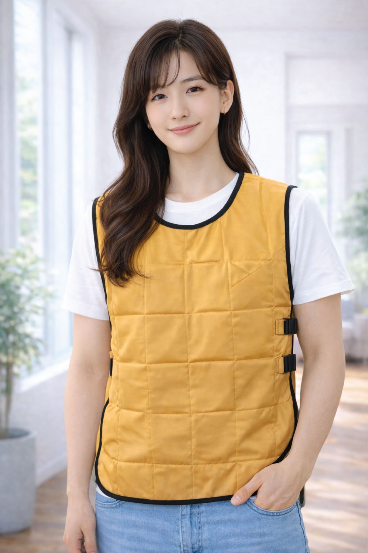 Áo Gile Liền Gel Lạnh