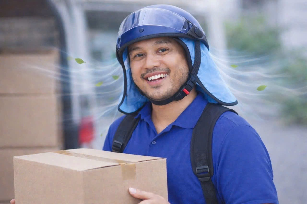 Khăn lạnh điều hòa 2 hàng