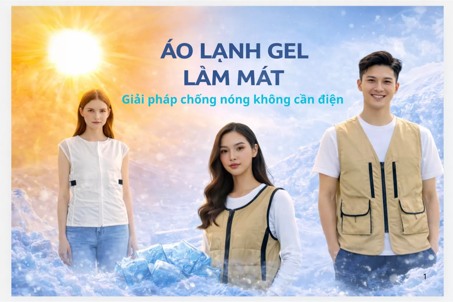 Áo lạnh GEL làm mát - Giải pháp chống nóng hiệu quả không cần điện