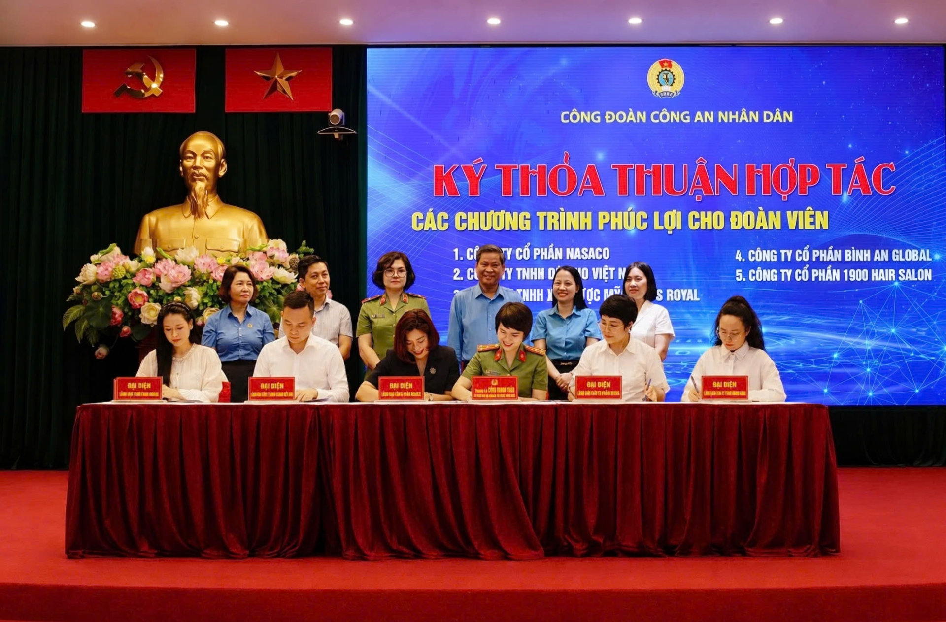 LỄ KÝ KẾT HỢP TÁC GIỮA BÌNH AN GLOBAL VÀ CÔNG ĐOÀN CÔNG AN NHÂN DÂN